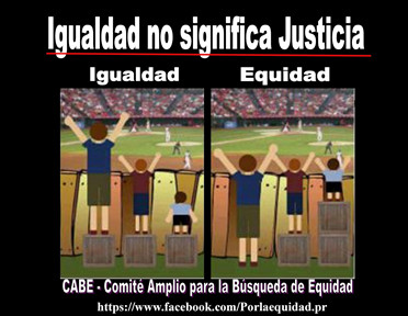 Igualtat vs Equitat